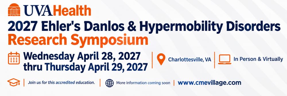 SAVE THE DATE: 2027 EDS & Hypermobility Disorders Research Symposium Banner